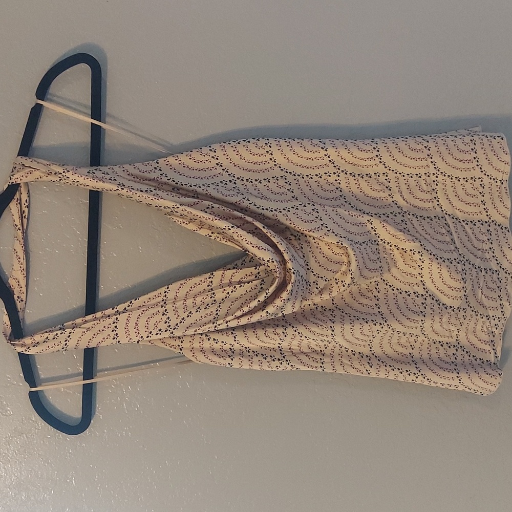 Trina Turk silk cowl neck NWT